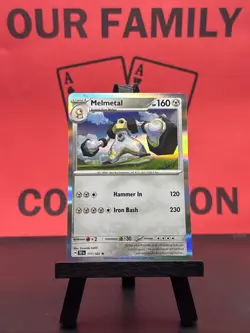 Melmetal 117/162 Temporal Forces Holo Rare Pokemon TCG 2024 NM - Image 1
