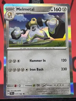 Melmetal 117/162 Temporal Forces Holo Rare Pokemon TCG 2024 NM - Image 3