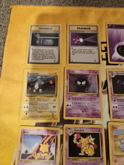 Pokemon Base Set 2 Lot Abra Kadabra Dugtrio Gastly Haunter Marowak Cubone Onix - Image 3