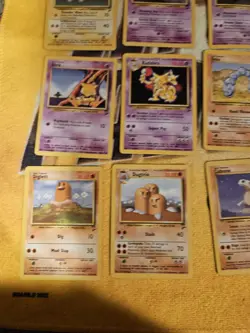 Pokemon Base Set 2 Lot Abra Kadabra Dugtrio Gastly Haunter Marowak Cubone Onix - Image 5