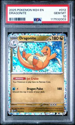 Pokemon - DRAGONITE 012/015 - 2025 M24 McDonald's Collection - PSA 10 GEM MT - Image 1
