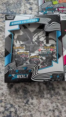 Pokemon Black Bolt and White Flare Binder Collection and Poster Collection - Image 2