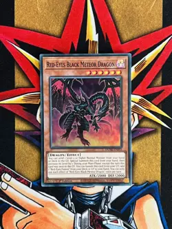 DUNE-EN095 Red-Eyes Meteor Dragon Super Rare 1st Edition NM Yugioh Card - Image 1