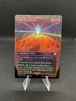 The Fire Crystal (Borderless) Final Fantasy Foil - Image 1