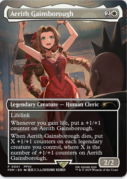 Aerith Gainsborough MTG Final Fantasy Regional Championship Promo Magic PRESALE - Image 1