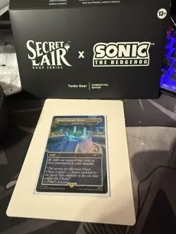 1x FOIL Master Emerald Shrine - Command Tower MTG SLD Sonic Secret Lair NM - Image 1