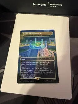 1x FOIL Master Emerald Shrine - Command Tower MTG SLD Sonic Secret Lair NM - Image 2