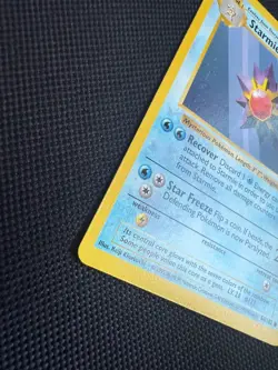 Pokemon Starmie 64/102 1st Edition Shadowless Base Set Card Unplayed Near Mint - Image 3