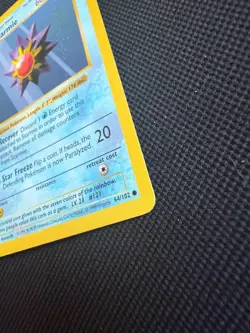 Pokemon Starmie 64/102 1st Edition Shadowless Base Set Card Unplayed Near Mint - Image 4