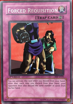 Forced Requisition (PSV-E025) RARE Yu-Gi-Oh! Trap Card - 1st Edition - Image 1