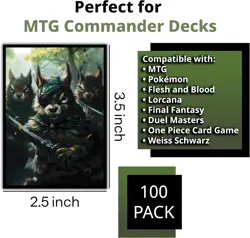 Squirrel General Card Game Sleeves - 100 Pack - Compatible with MTG and... - Image 4