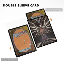 100 PCS MTG Card Sleeves with 100 Perfect Fit Sleeves, Art Duskmourn - Image 4