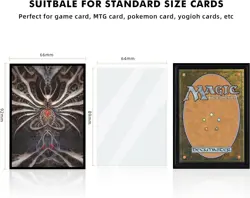 100 PCS MTG Card Sleeves with 100 Perfect Fit Sleeves, Art Duskmourn - Image 3