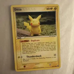 Pokemon TCG Pikachu EX Delta Ditto Species Card 63/113 Regular Common NM - Image 1