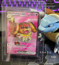 Pokemon Card - Dachsbun EX 160/142 S&V Stellar Crown Holo - Ultra Rare - NM - Image 1