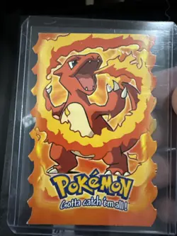 1999 Charmeleon 05 Topps Die Cut Embossed 5 of 12 Pokemon Card A84 - Image 1