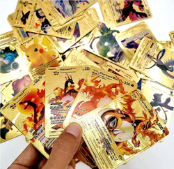 Gold Foil Pokemon Card Lot (55PCS) - GX VMAX EX V Rares | Includes Charizard - Image 4