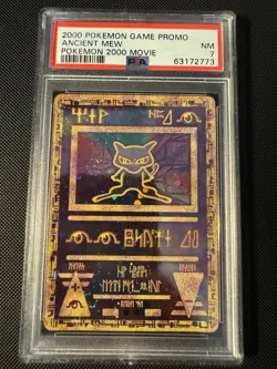 2000 Pokemon Ancient Mew PSA 7 NM Pokemon Movie Game Promo Holo Card - Image 1