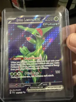 Pokemon Card Iron Leaves ex 186/162 Ultra Rare Temporal Forces Near Mint A82 - Image 1