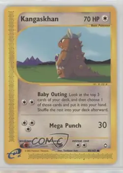 Kangaskhan Pokemon e-Card Series Aquapolis #88 2002 go9 - Image 1