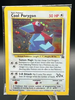 Pokemon Card Cool Porygon Black Star Promo Sealed Mint - Image 1