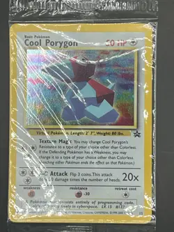 Pokemon Card Cool Porygon Black Star Promo Sealed Mint - Image 2