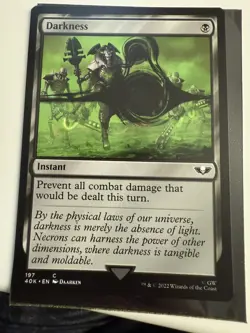 [1x] Darkness Near Mint, English Warhammer 40,000 Commander MTG Magic - Image 1