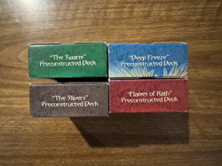 MTG - TEMPEST - Set of 4 Preconstructed Decks - **BOXES ONLY** no cards - Image 3