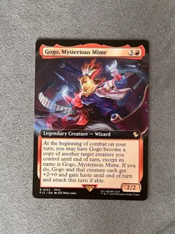 MTG - Gogo, Mysterious Mime - Extended Art - Final Fantasy - FIC 0153 - Image 1