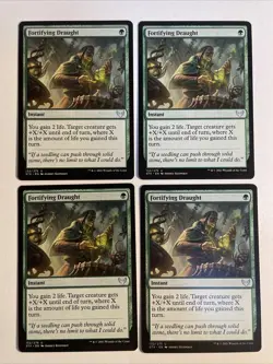 4x Mtg Strixhaven Fortifying Draught NM/M Magic The Gathering - Image 1