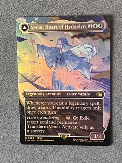 MTG - Venat, Heart Of Hydaelyn - FOIL Borderless - Final Fantasy - FIN 0329 - Image 1