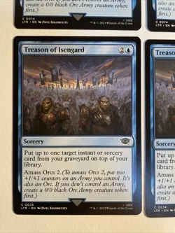 4x Mtg Lord Of The Rings Treason Of Isengard NM Magic The Gathering - Image 2