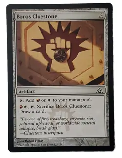 MTG Magic The Gathering Card Boros Cluestone Artifact Dragon's Maze 2013 - Image 1