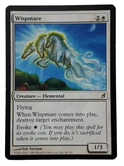 MTG Magic The Gathering Card Wispmare Creature Elemental White Lorwyn - Image 1
