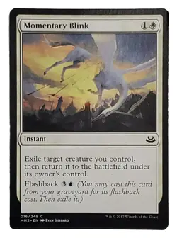 MTG Magic The Gathering Card Momentary Blink Instant White Modern Masters 2017 - Image 1