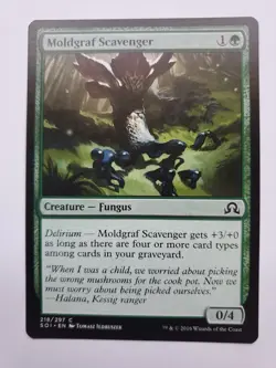 MTG Magic The Gathering Card Moldgraf Scavenger Creature Fungus Green Shadows Ov - Image 1