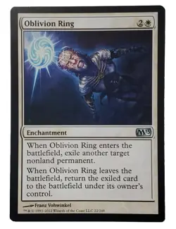 MTG Magic The Gathering Card Oblivion Ring Enchantment White M13 - Image 1