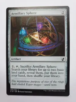 MTG Magic The Gathering Card Armillary Sphere Artifact Commander 2019 - Image 1
