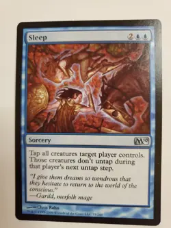 MTG Magic The Gathering Card Sleep Sorcery Blue M10 - Image 1