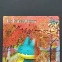 Munchlax Prism #39 Holo Pokemon Weekly Snap Card Carddass Japanese 2004 - Image 3