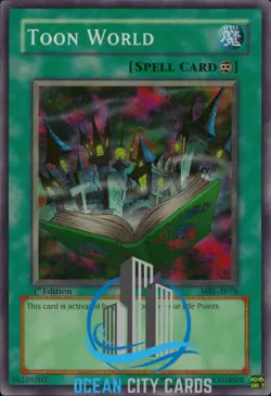 Yugioh Toon World MRL-E076 Super Rare 1st Edition - Image 1