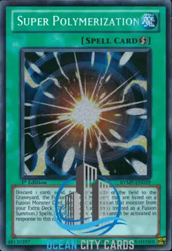 Yugioh Super Polymerization BLMR-EN089 Secret Rare LCGX-EN101 / RYMP-EN029 - Image 5