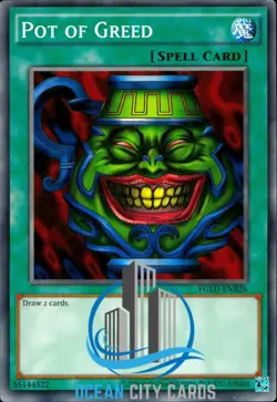 YUGIOH POT OF GREED COMMON MIXED SETS - Image 1
