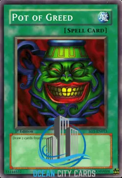 YUGIOH POT OF GREED COMMON MIXED SETS - Image 5