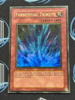 Yugioh Torrential Tribute 1st Ed Ultra LON-025 Faded Error Misprint NM - Image 2