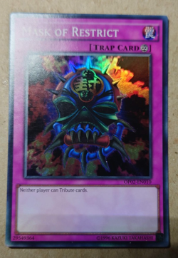Yugioh Mask of Restrict OTS Pack Super OP02-EN010 - Image 1