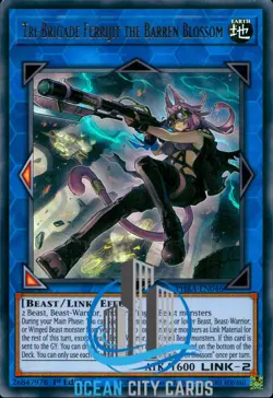 Yugioh Tri-Brigade Ferrijit The Barren Blossom PHRA-EN046 Ultra Rare 1st Edition - Image 1