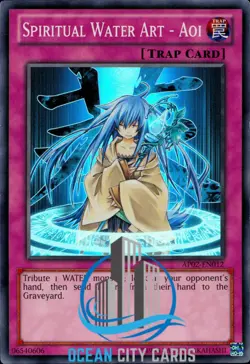 Yugioh Spiritual Water Art - Aoi AP02-EN012 Super Rare - Image 1
