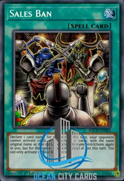 Yugioh Sales Ban BACH-EN063 1st Edition Secret Rare - Image 1