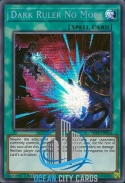 Yugioh Dark Ruler No More TN19-EN014 Prismatic Secret Rare Limited Ed - Image 1